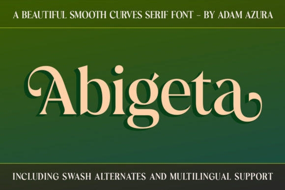 Abigeta: A Bold Serif for Real-World Design
