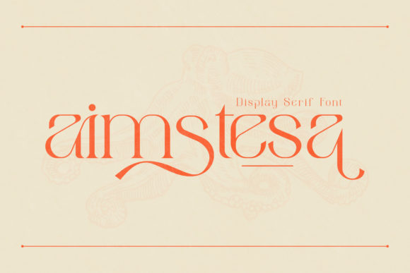 Aimstesa: Elegant Serif Font for Editorial Design