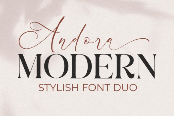 Andora Modern: A Bold Serif for Real Projects