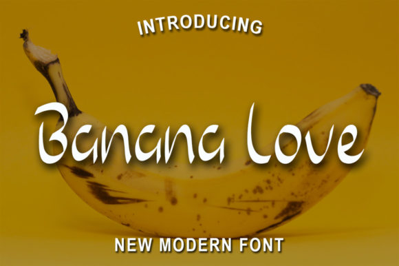 Banana Love Font: A Chic Touch for Business Branding