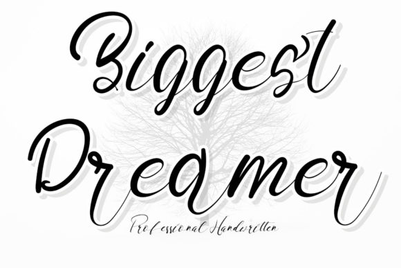 Biggest Dreamer Font for Business