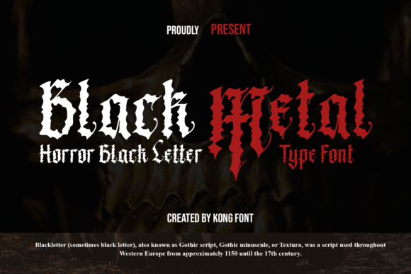 Black Metal: A Bold Typeface for Designers