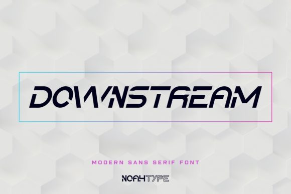 Downstream Font: Modern Typography for Editorial Design