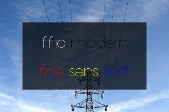 Ff 10 Modern Font Review