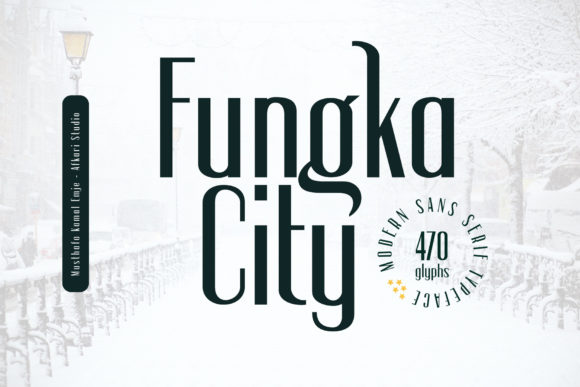 Fungka City: A Modern Font for Campaigns
