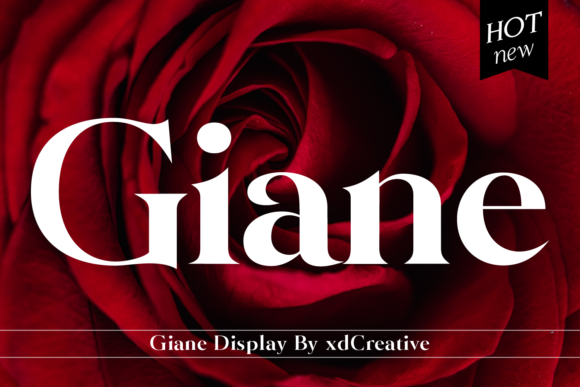 Giane: A Serif Font for Modern Branding