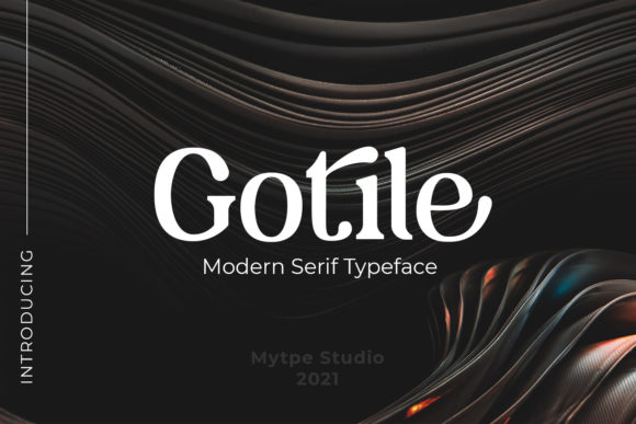 Gotile: A Modern Serif Font for Web Design