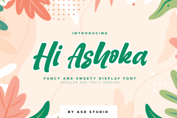 Hi Ashoka: A Modern Handwritten Font