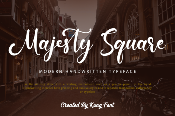 Majesty Square: A Playful Handwritten Font for Digital Branding