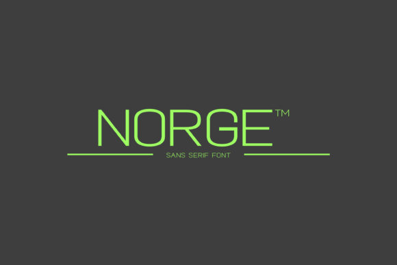 Norge: A Modern Font for Creative Makers