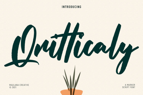 Qritticaly: A Bold Font for Digital Campaigns
