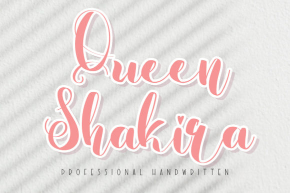 Queen Shakira: A Magical Font for Your Business