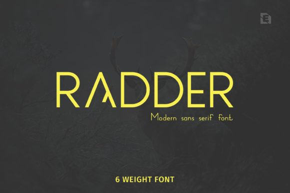 Radder: A Modern Font for Creative Makers