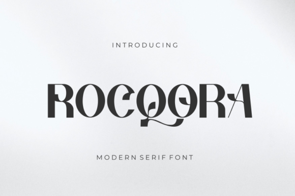 Rocqora: A Bold Serif for Elegant Design