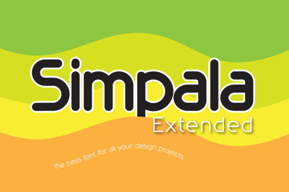 Simpala Extended: A Modern Font for Creative Projects