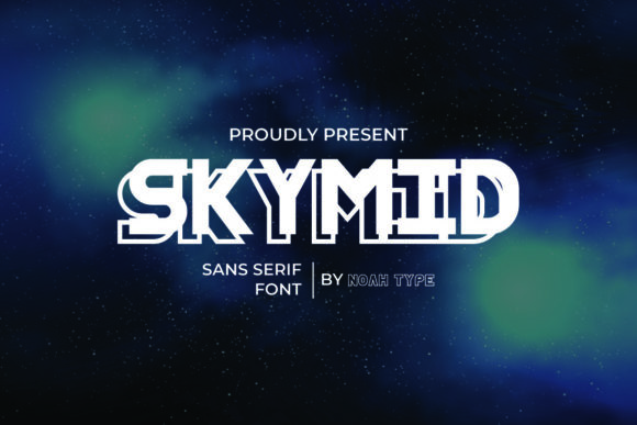 SkyMid: A Modern Font for Creative Makers