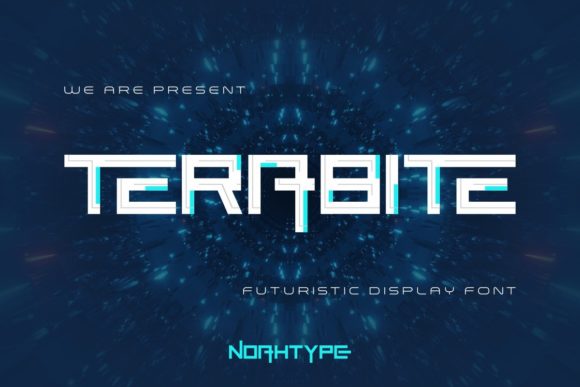 Terabite Font: Futuristic Sans Serif