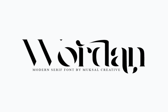 Wordan: A Bold, Creative Font for Designers